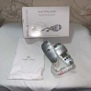 Serious SkinCare Facial Toning Device w Pouch DEVICE ONLY Works